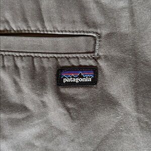 Patagonia Men's Gray Flat Front Shorts